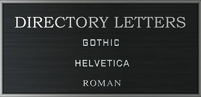 DIRECTORY LETTERS