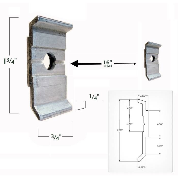 ﻿EZHang Bracket System EZ HANG CLIPS MOUNTING HARDWARE